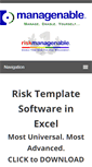 Mobile Screenshot of managenable.com