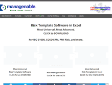 Tablet Screenshot of managenable.com